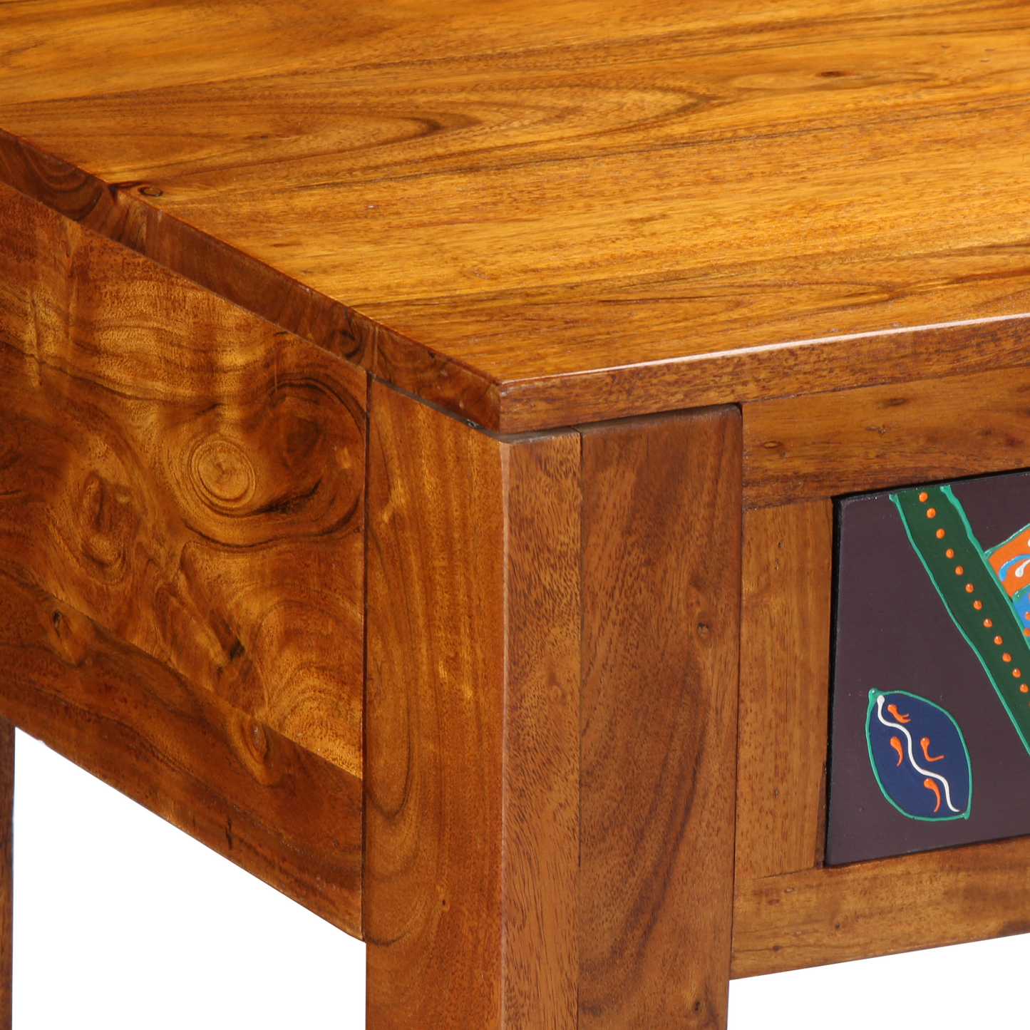 Skrivebord 110X50X73 Cm Solidt Træ Akacietræ