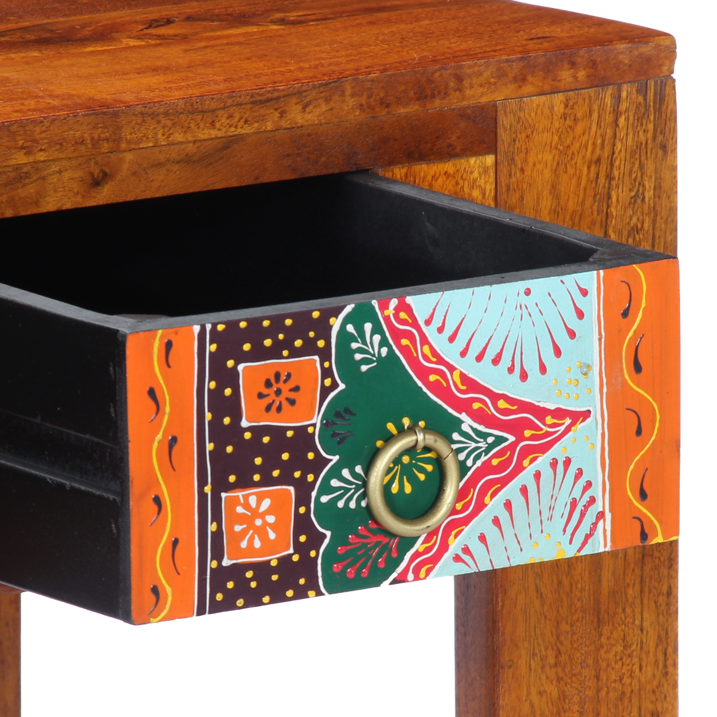 Skrivebord 100X50X75 Cm Massivt Træ Akacietræ