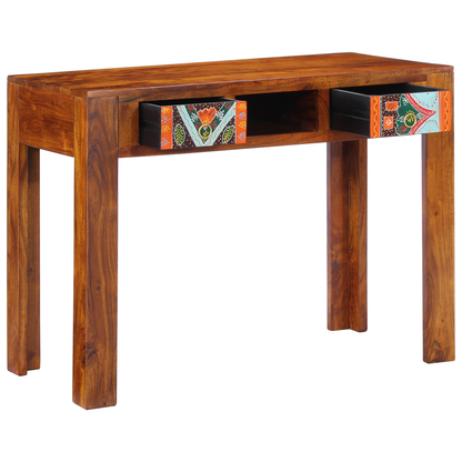 Skrivebord 100X50X75 Cm Massivt Træ Akacietræ