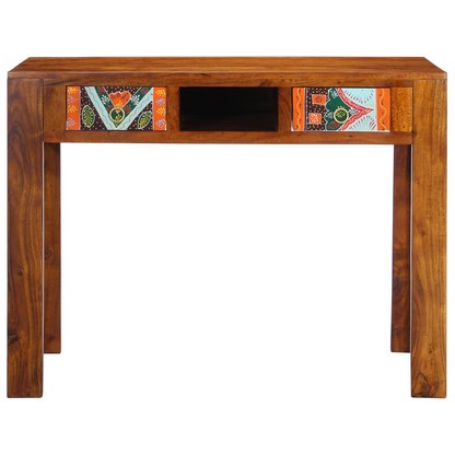 Skrivebord 100X50X75 Cm Massivt Træ Akacietræ