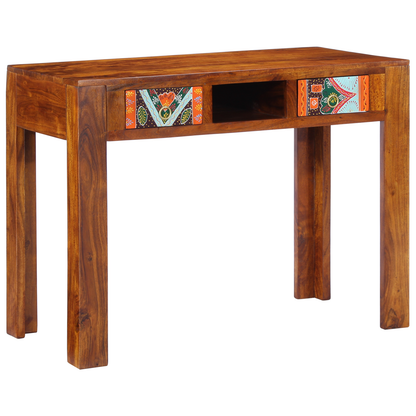 Skrivebord 100X50X75 Cm Massivt Træ Akacietræ