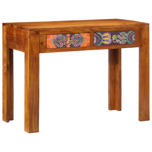 Skrivebord 100X50X75 Cm Solidt Træ Akacietræ