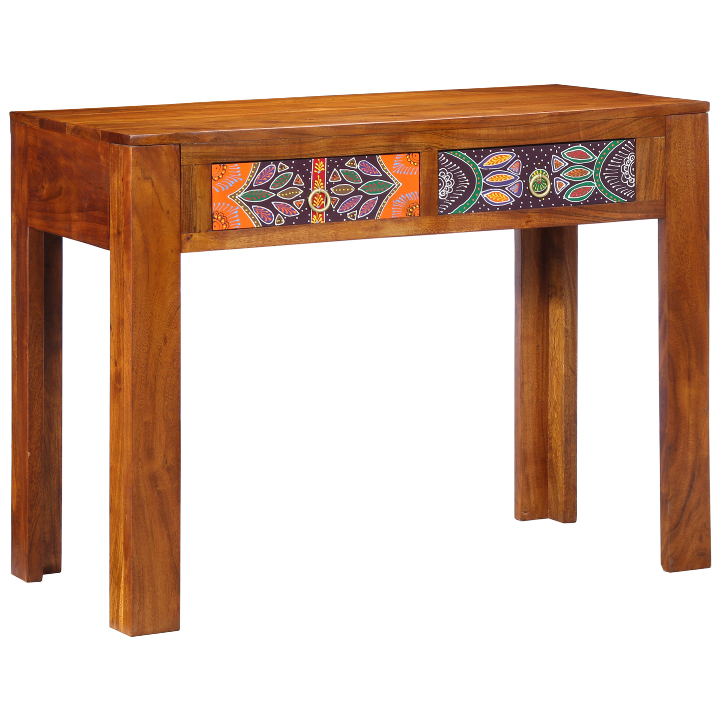 Skrivebord 100X50X75 Cm Solidt Træ Akacietræ