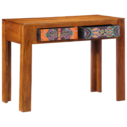 Skrivebord 100X50X75 Cm Solidt Træ Akacietræ