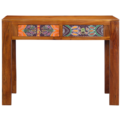 Skrivebord 100X50X75 Cm Solidt Træ Akacietræ