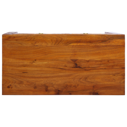 Skrivebord 100X50X75 Cm Solidt Træ Akacietræ