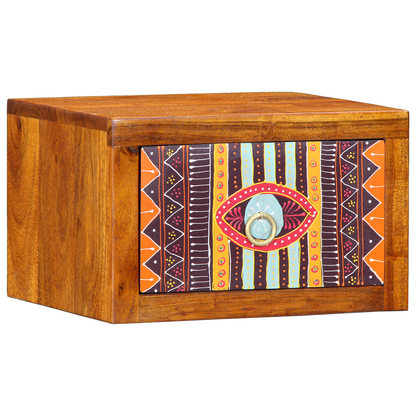 Natbord 2 Stk 35X30X22 Cm Massivt Akacietræ