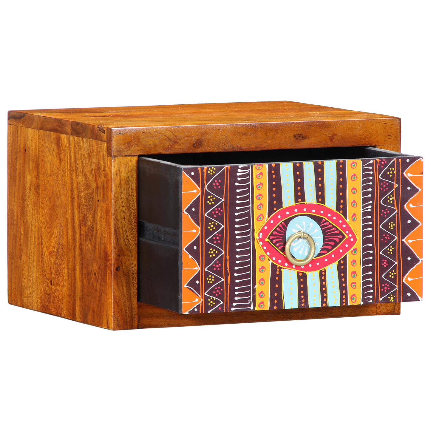 Natbord 2 Stk 35X30X22 Cm Massivt Akacietræ