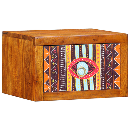 Natbord 2 Stk 35X30X22 Cm Massivt Akacietræ