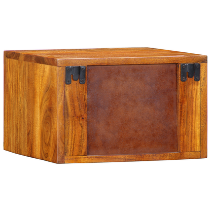 Natbord 2 Stk 35X30X22 Cm Massivt Akacietræ
