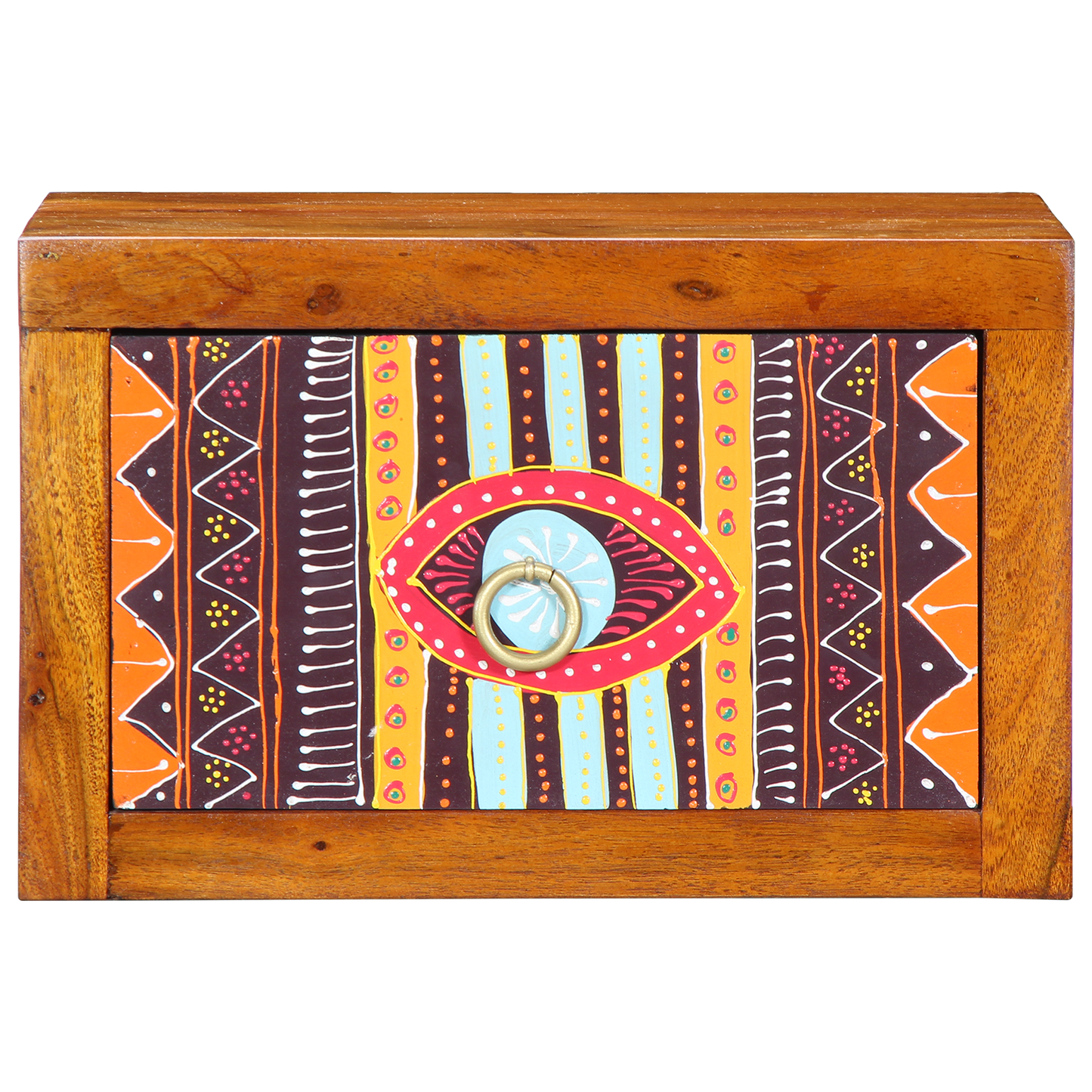 Natbord 2 Stk 35X30X22 Cm Massivt Akacietræ