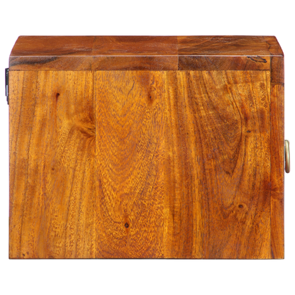 Natbord 2 Stk 35X30X22 Cm Massivt Akacietræ