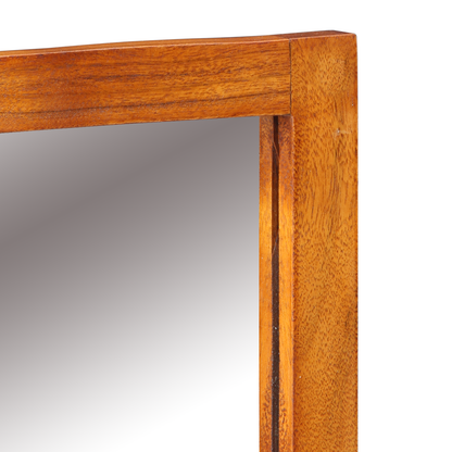 Klædeskab Med Skuffe Brun 90 X 45 X 75 Cm Massivt Akacietræ