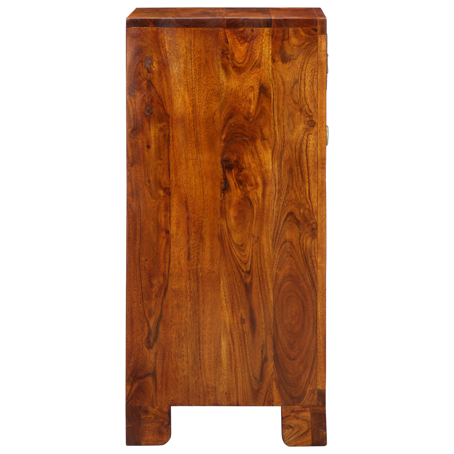 Telefonstand Honey Brown 40X35X75 Cm Solid Akacietræ
