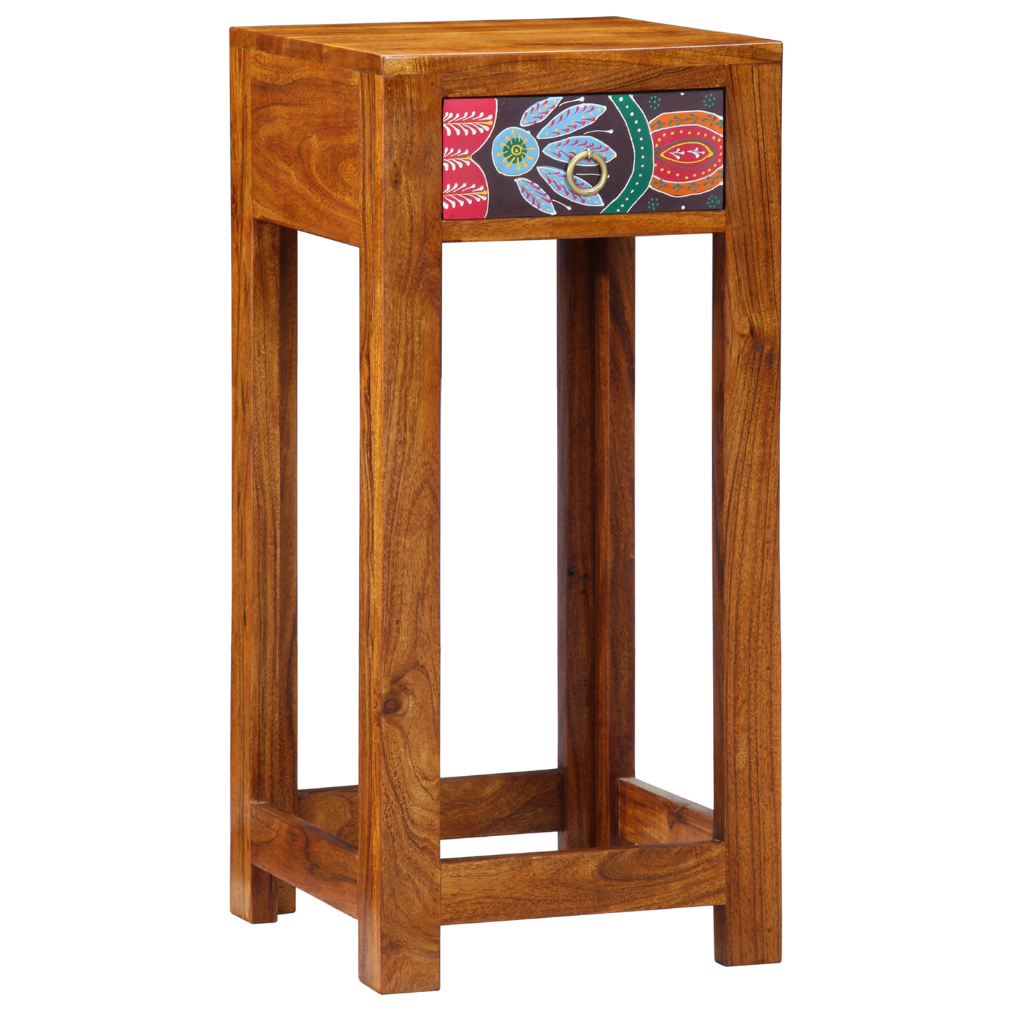 Telefonstand 35X35X75 Cm Solid Akacietræ