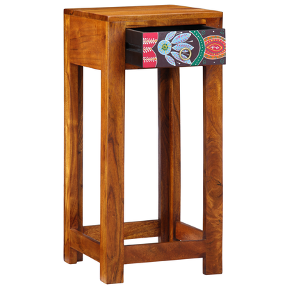 Telefonstand 35X35X75 Cm Solid Akacietræ