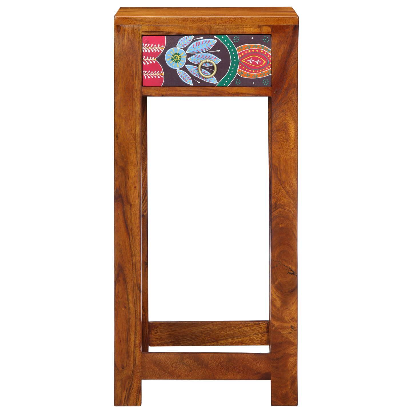 Telefonstand 35X35X75 Cm Solid Akacietræ