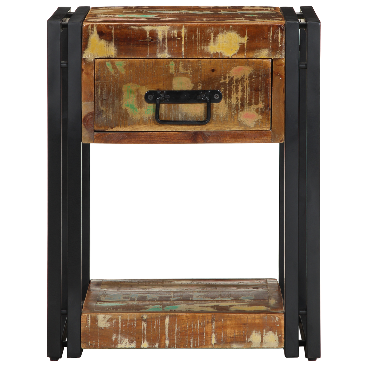 Sengebord 40X35X50 Cm Solid Træ Genbrugt