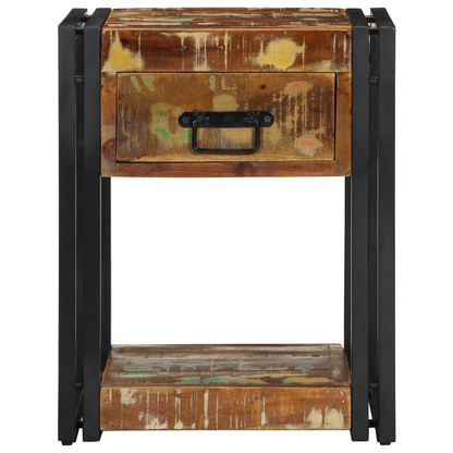Sengebord 40X35X50 Cm Solid Træ Genbrugt