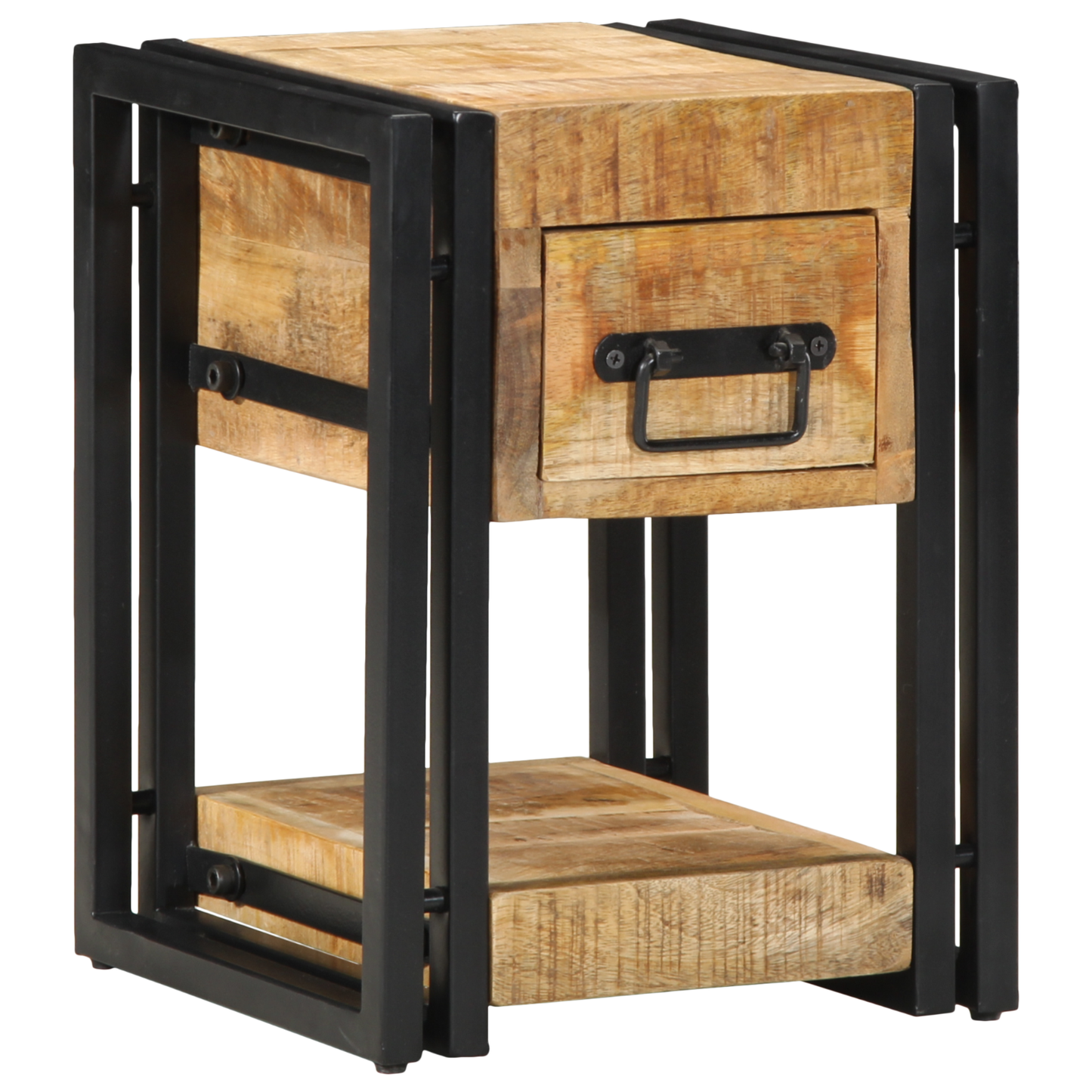 Natborde 2 Stk 40X40X40 Cm Solid Mango Træ