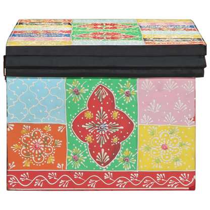 Tv-Skab Med Hylde Flerfarvet 80 X 30 X 22 Cm Konstrueret Træ