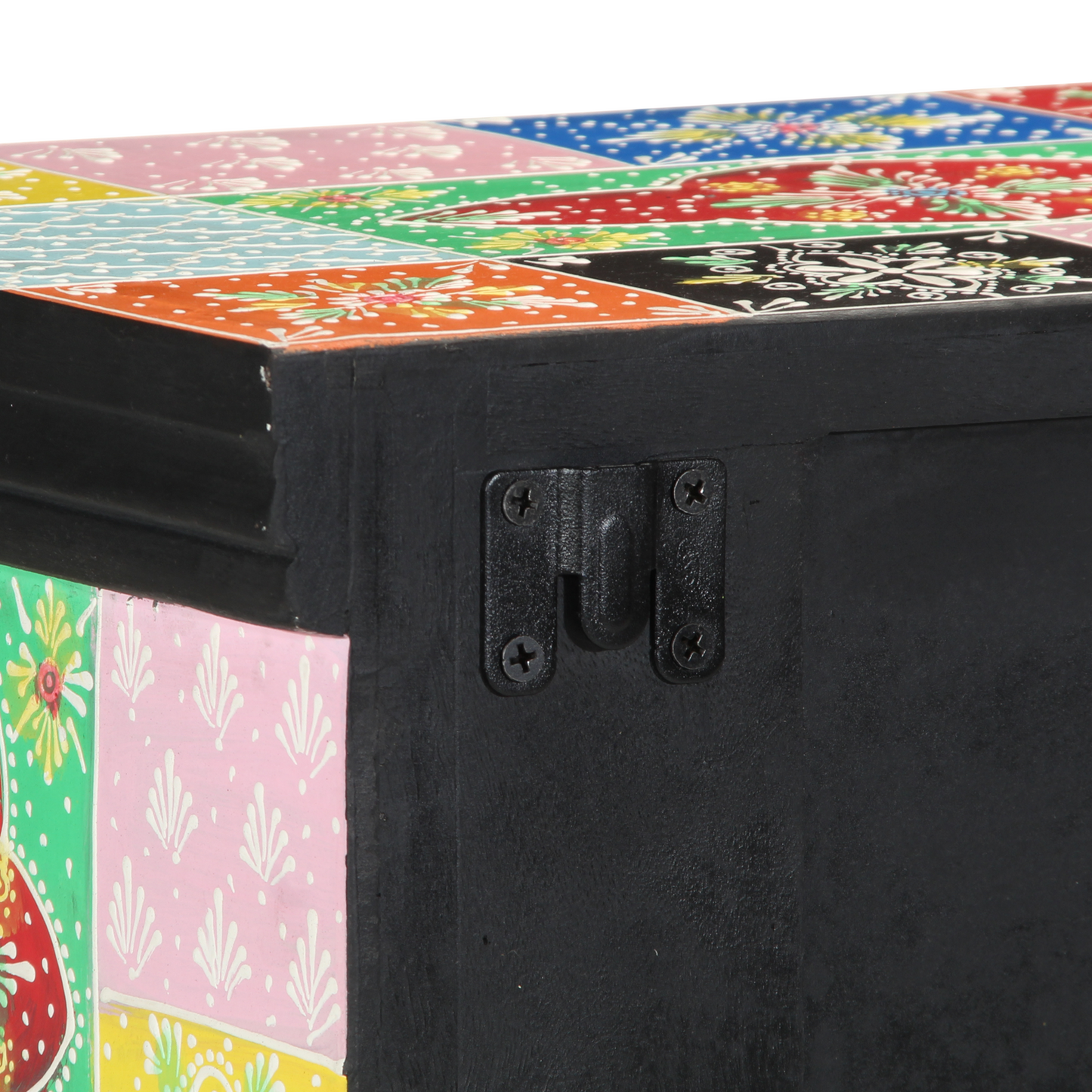 Tv-Skab Med Hylde Flerfarvet 100 X 30 X 22 Cm Konstrueret Træ