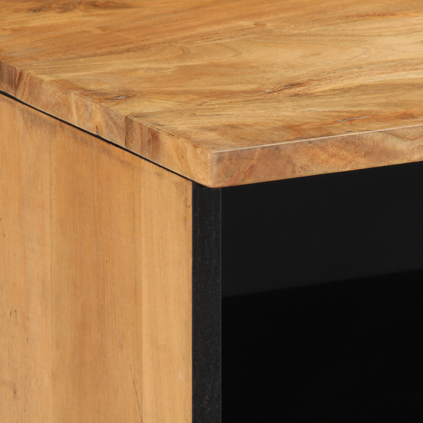 Tv-Skab Med Skuffe Brun 100 X 33.5 X 46 Cm Massivt Akacietræ