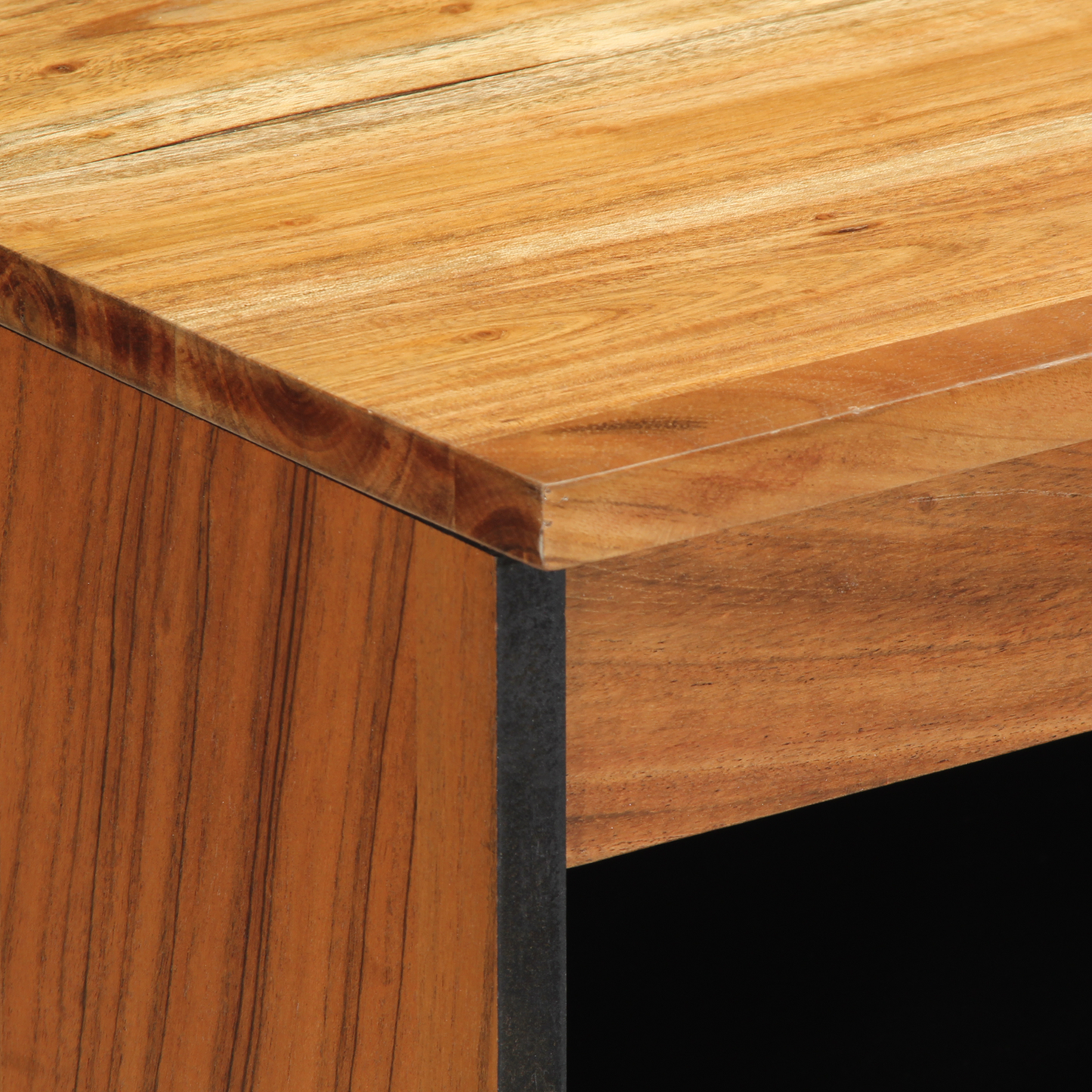 Sideboard Med Hylde Brun 60 X 33 X 75 Cm Massivt Akacietræ