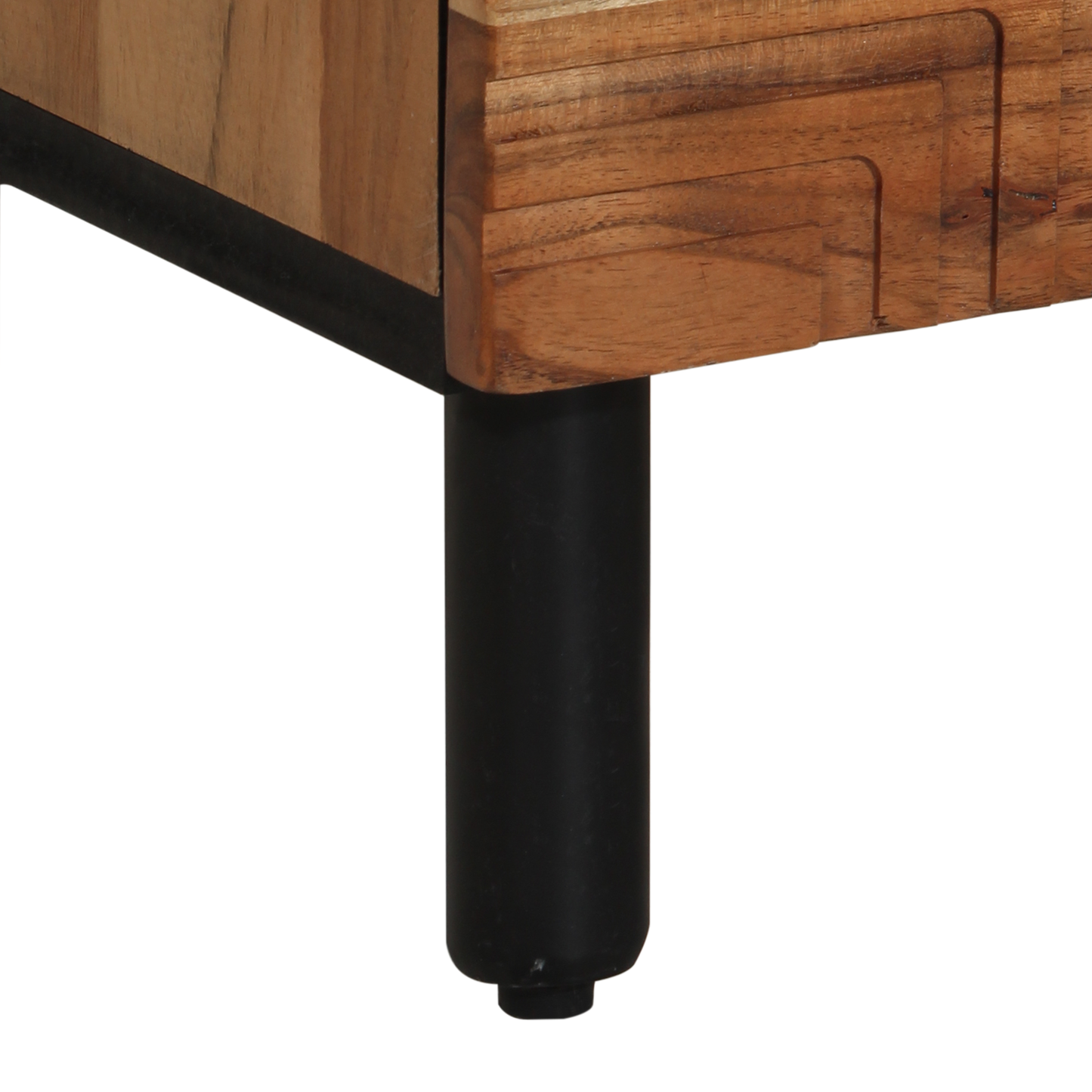 Højskab Med Hylde Brun 40 X 33 X 110 Cm Massivt Akacietræ