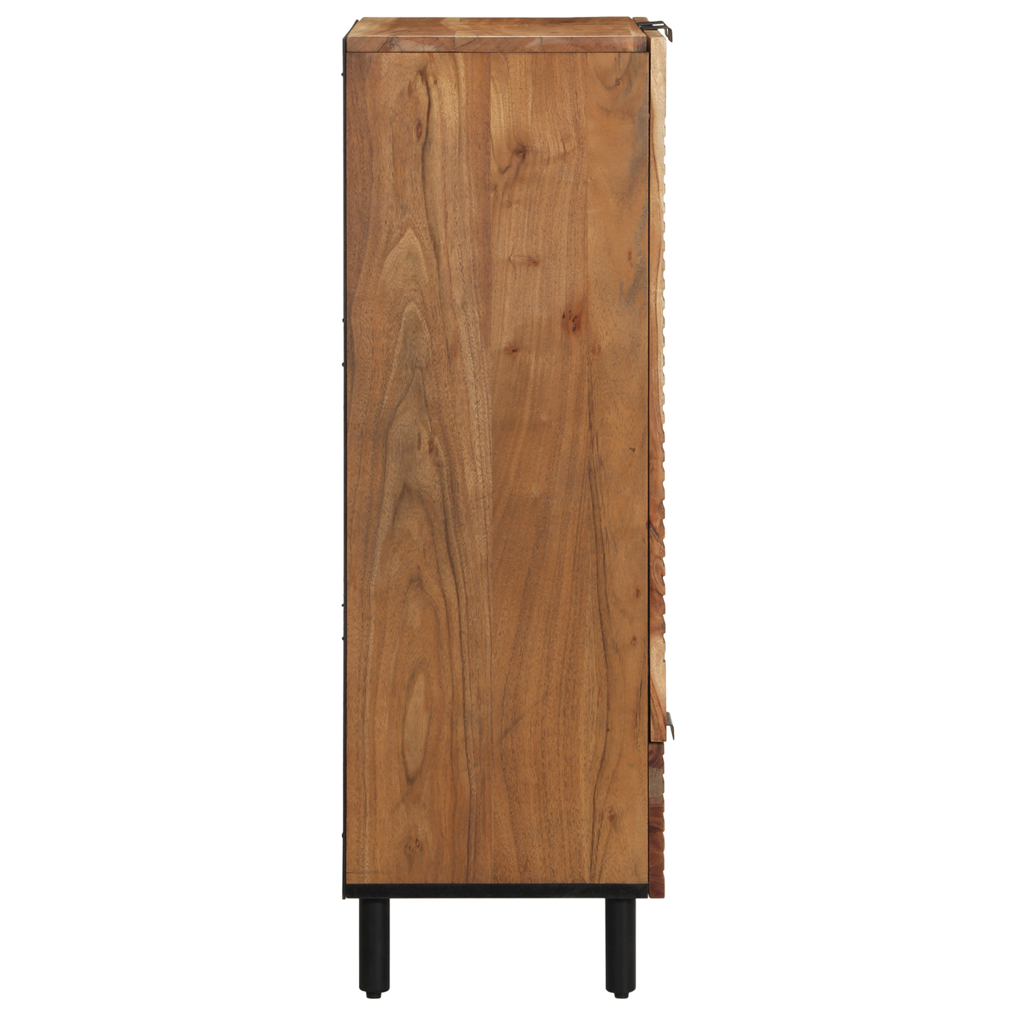 Highboard Med Hylde Brun 60 X 33 X 100 Cm Massivt Akacietræ