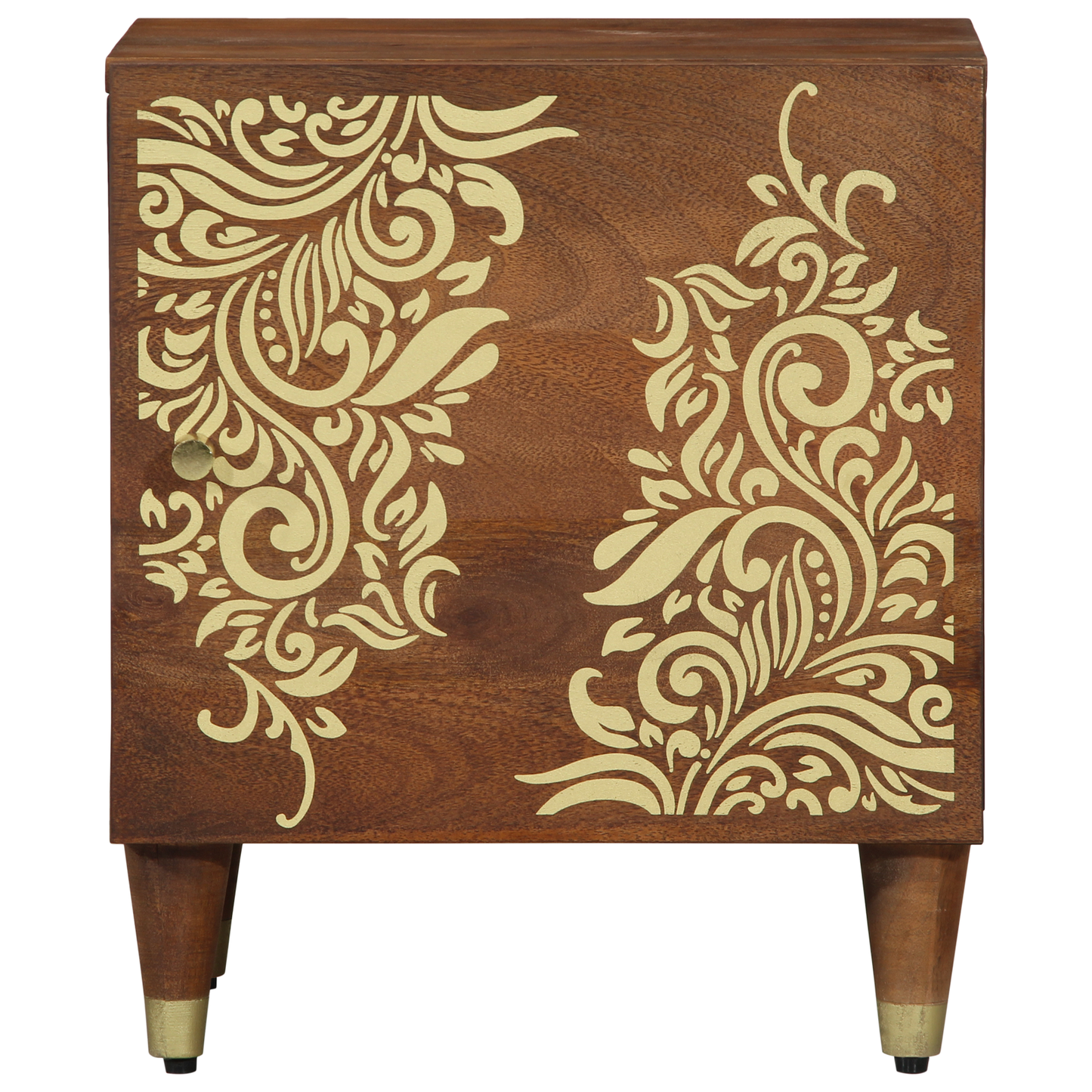 Sengeborde 2 Stk 40X33X46 Cm Massivt Mangotræ