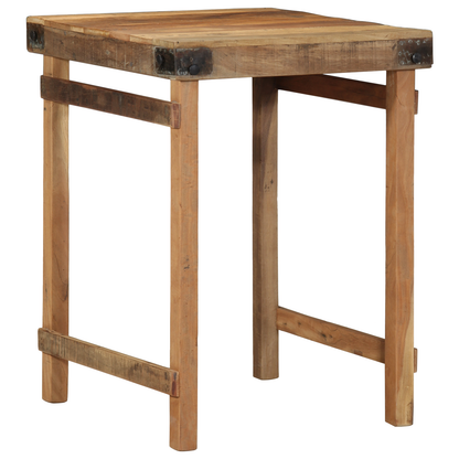 Spisebord 55X60X76 Cm Solid Træ Genbrug