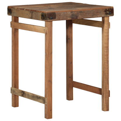 Spisebord 55X60X76 Cm Solid Træ Genbrug