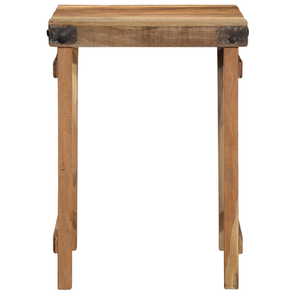 Spisebord 55X60X76 Cm Solid Træ Genbrug