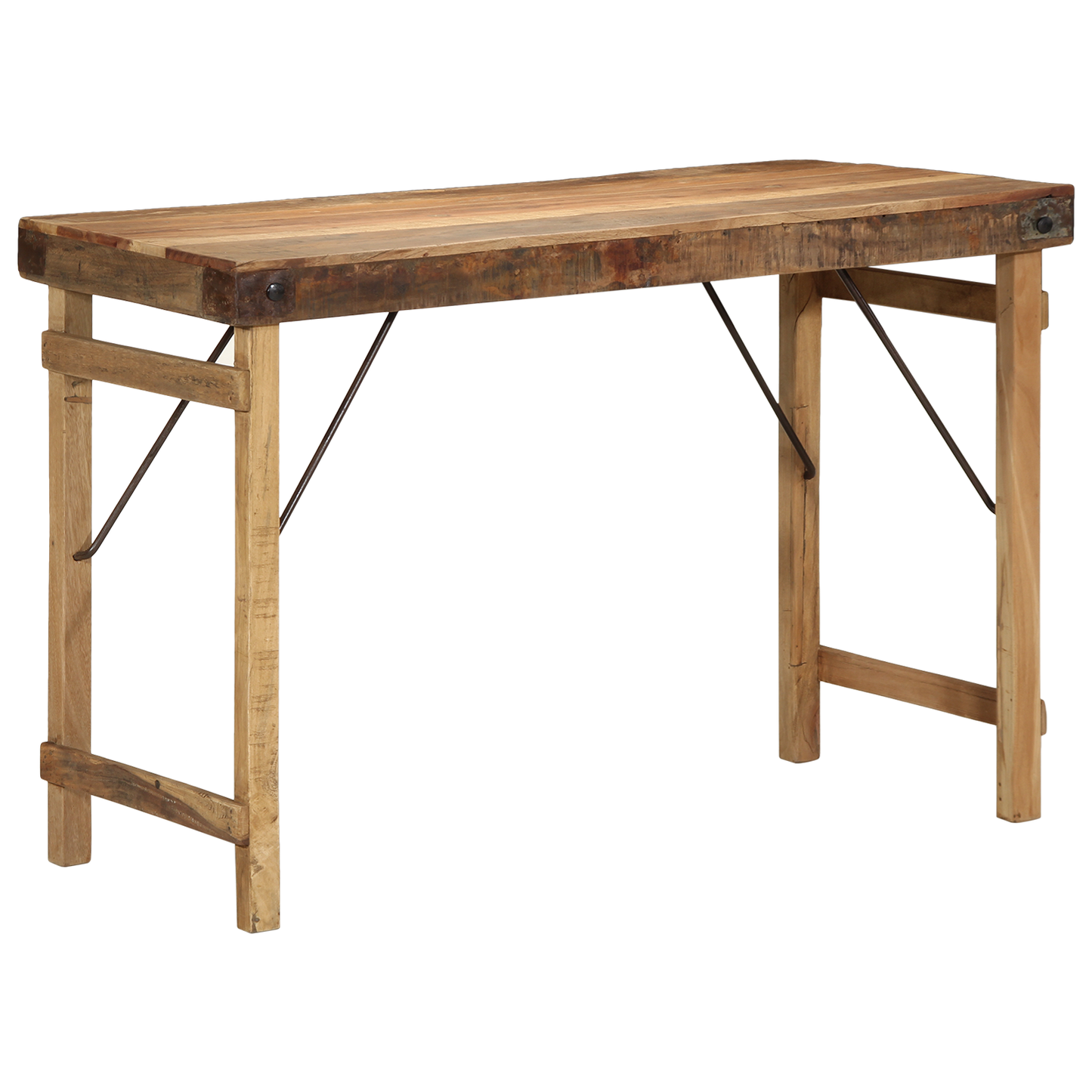 Spisebord 110X55X76 Cm Massivt Genbrugstræ