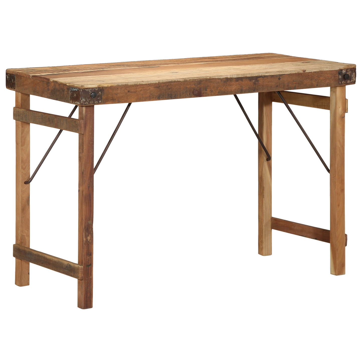 Spisebord 110X55X76 Cm Massivt Genbrugstræ