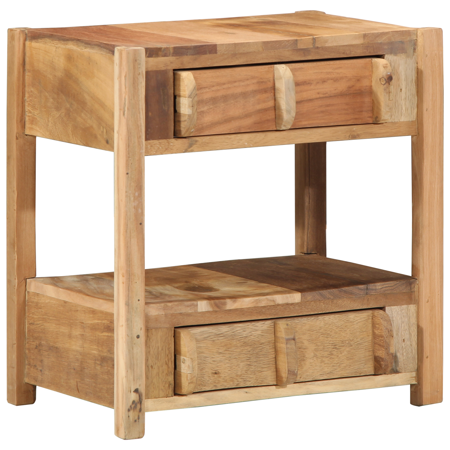 Sidetable 43X32X46 Cm Solid Træ Genanvendt