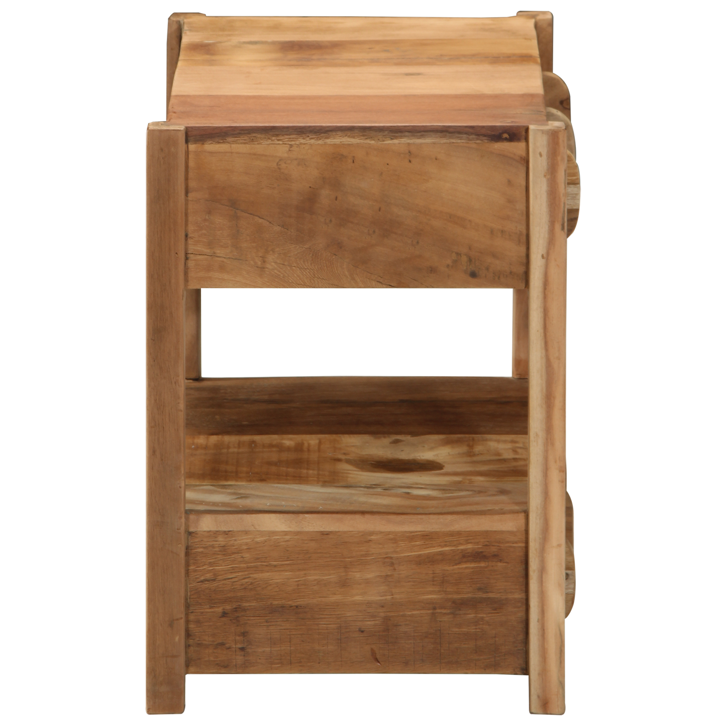 Sidetable 43X32X46 Cm Solid Træ Genanvendt