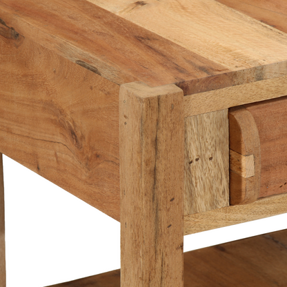 Tv-Skab Med Skuffe Brun 83 X 33 X 46 Cm Massivt Genbrugstræ