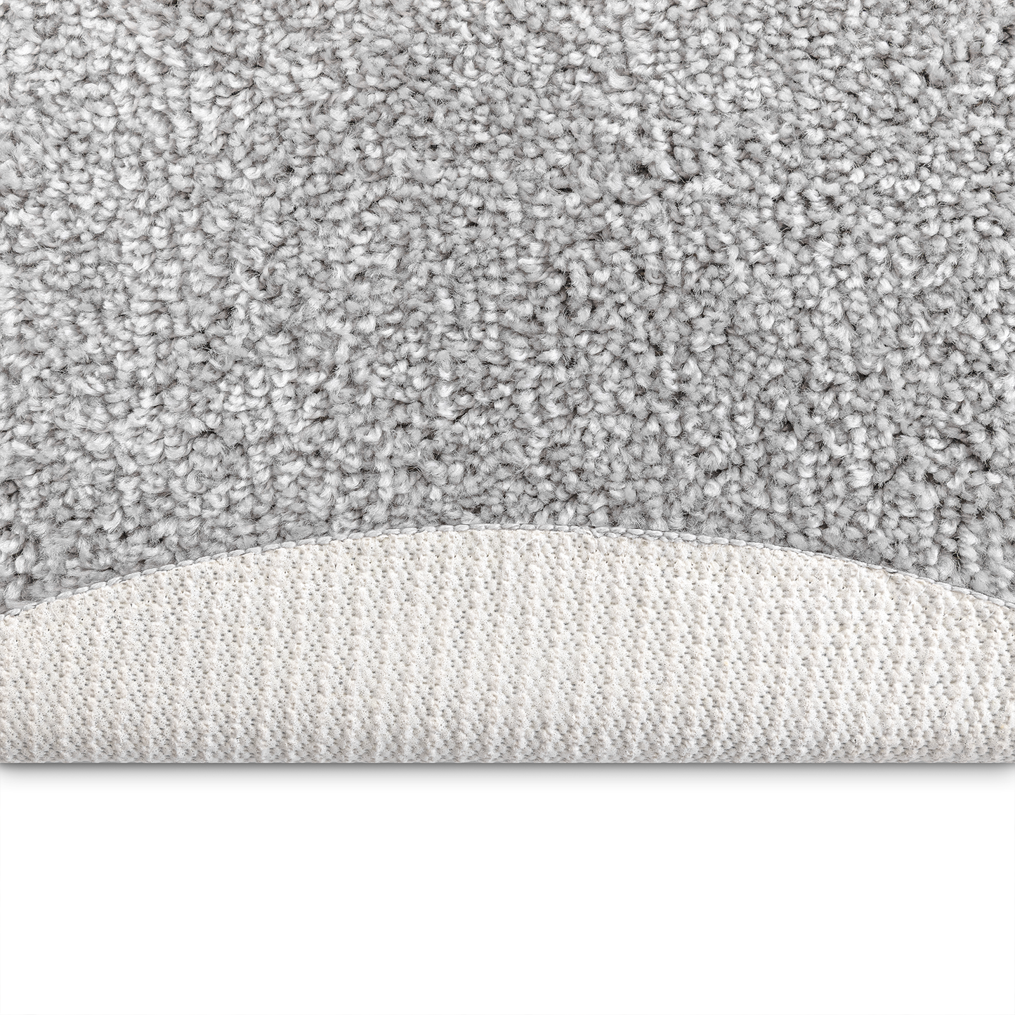 Anti-Slip Shaggy Tæppe Grå 90 X 90 Cm Pp