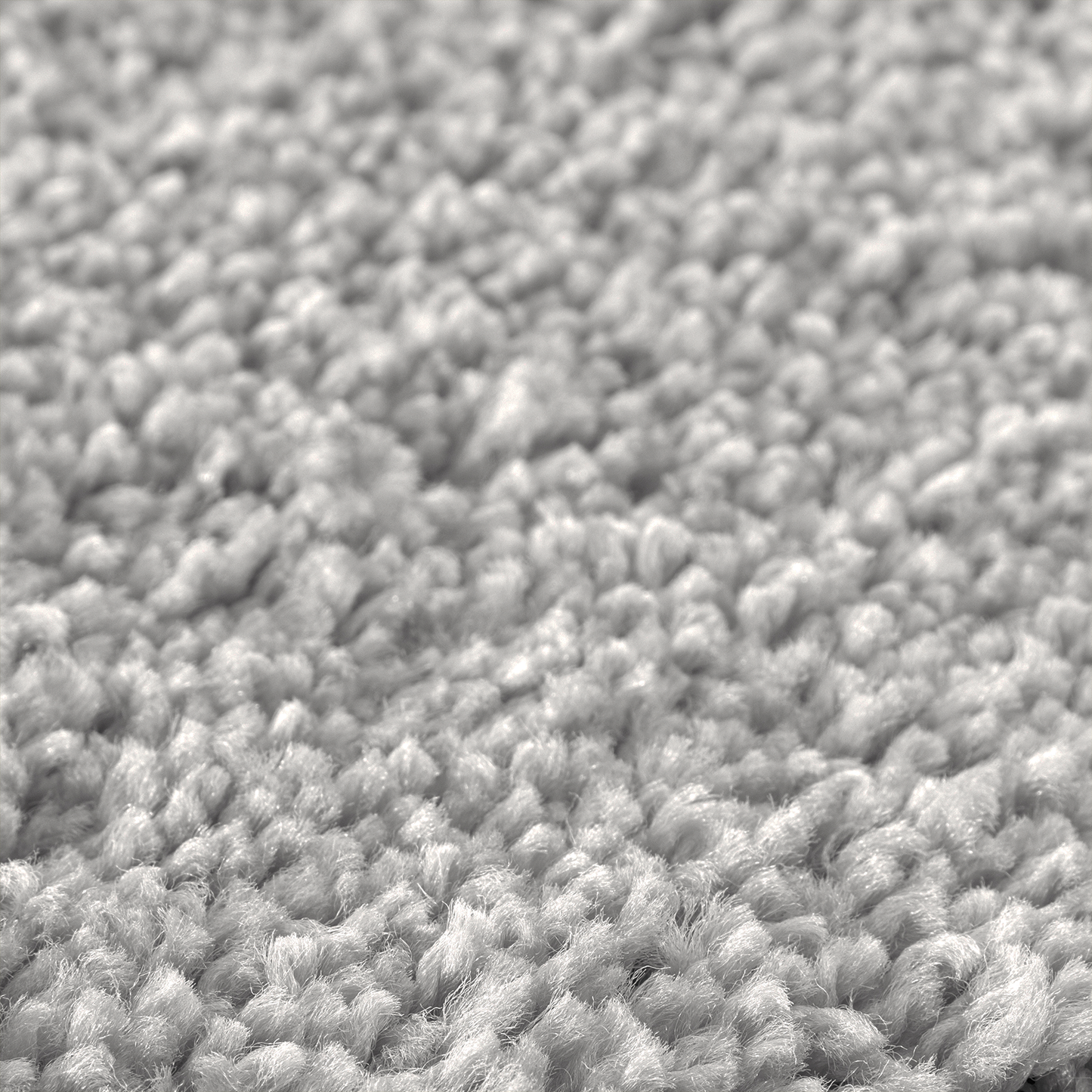Anti-Slip Shaggy Tæppe Grå 90 X 90 Cm Pp