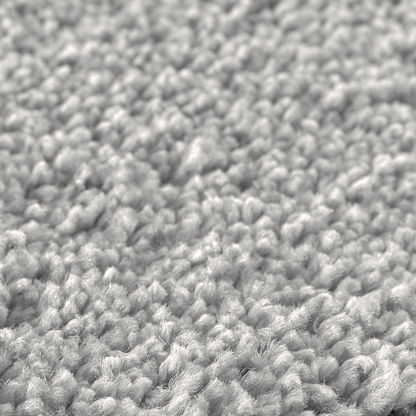 Anti-Slip Shaggy Tæppe Grå 90 X 90 Cm Pp