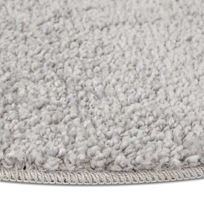 Anti-Slip Shaggy Tæppe Grå 90 X 90 Cm Pp