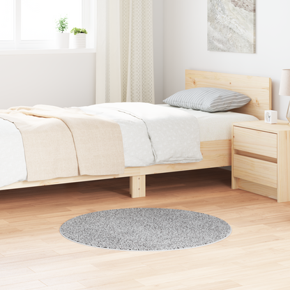 Anti-Slip Shaggy Tæppe Grå 90 X 90 Cm Pp