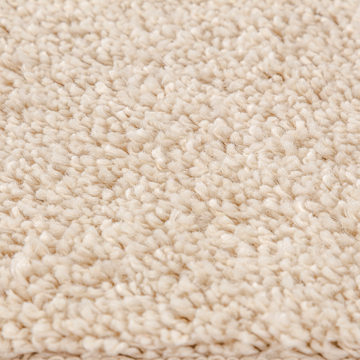 Plysset Tæppe Med Latexbagside Creme 240X340 Cm