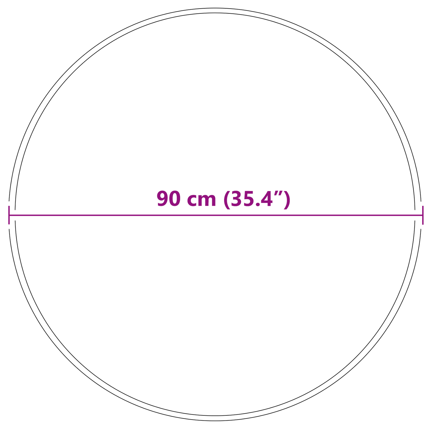 Lunt Tæppe Med Latex Baggrund Creme Ø90 Cm
