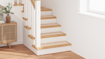 Skridsikre Trappemåtter 15 Dele Creme 75 X 20 Cm Pp