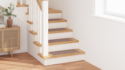 Skridsikre Trappemåtter 15 Dele Lysebrun 60 X 25 Cm Pp