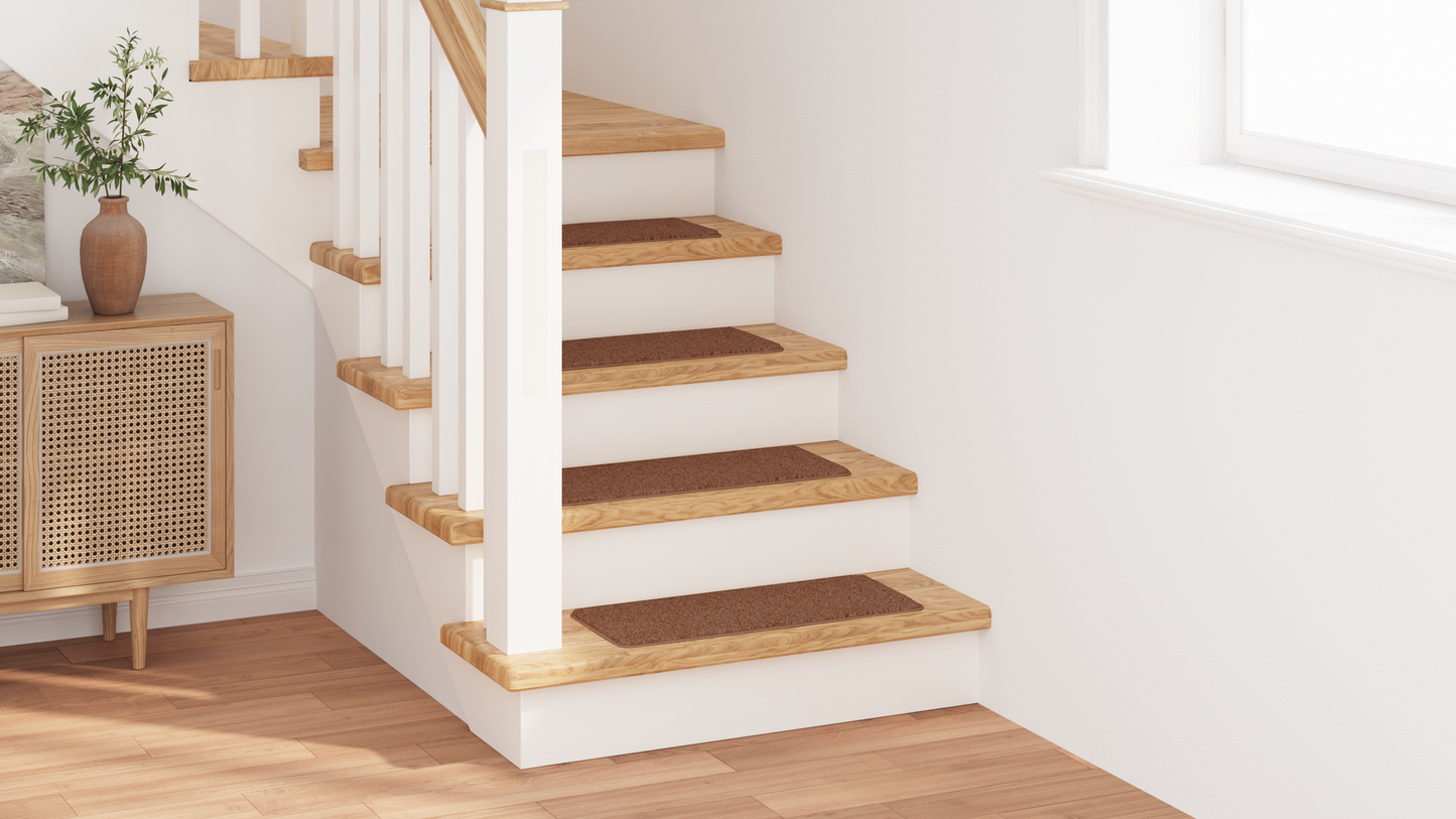 Skridsikre Trappemåtter 15 Dele Gul 60 X 25 Cm Pp