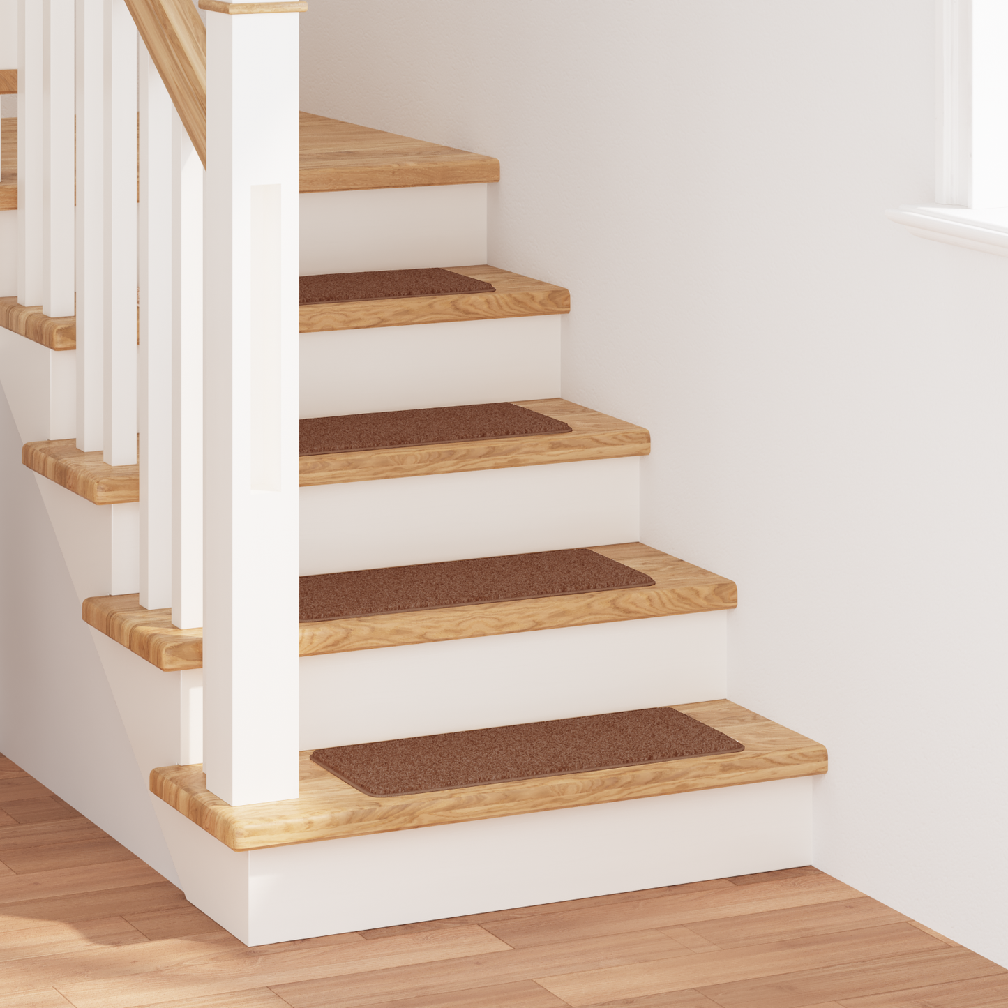 Skridsikre Trappemåtter 15 Dele Gul 60 X 25 Cm Pp